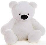 Білий плюшевий Ведмедик 70 см. із серцем 25 см. Найроманіший подарунок, фото 5