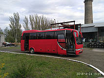 Изготовление и замена лобового стекла на Temsa Opalin в Никополе (Украина). 10