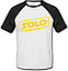 Футболка двоколірна Solo: A Star Wars Story - Black Logo, фото 3