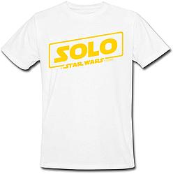 Футболка Solo: A Star Wars Story - Logo Yellow (біла)