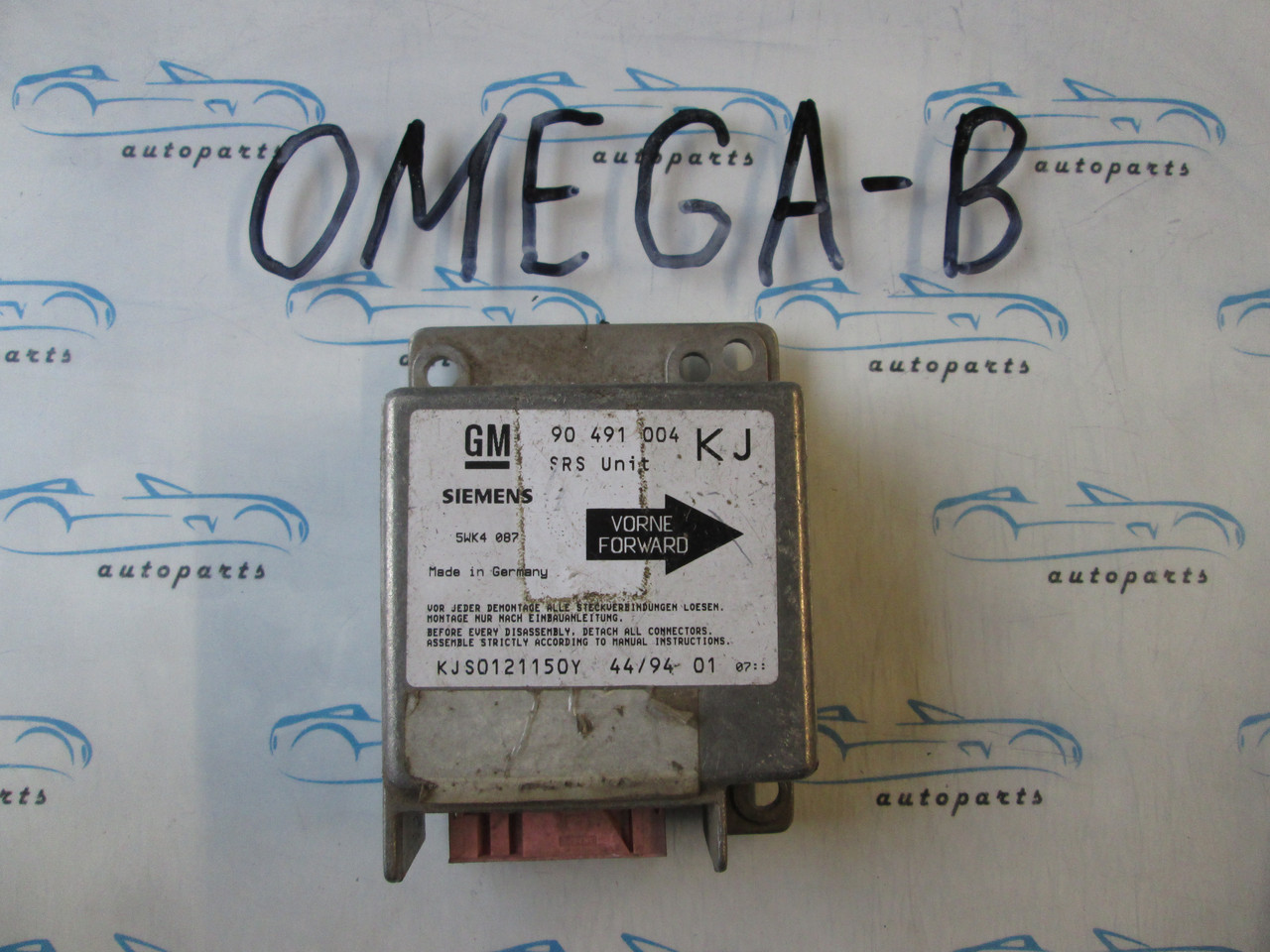 Блок управління airbag opel Omega B, 90491004