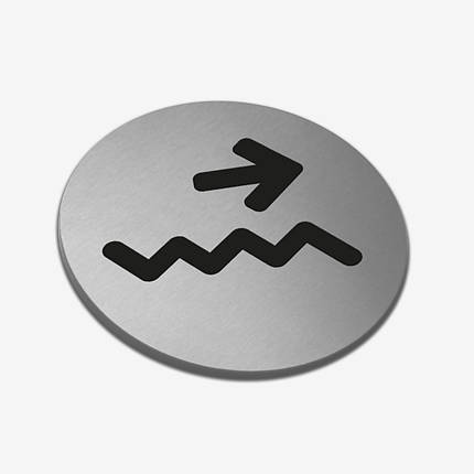 Табличка кругла "Навігаційна" Stainless Steel, фото 3