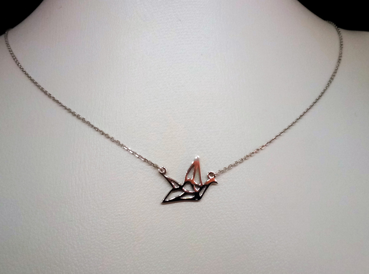 Срібне кольє Птах. 908-01080