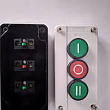 Пост керування кнопковий-кнопка потрійна пуск/пуск/стоп NO+NC+NO в корпусі зовнішня GAV 824-2, фото 2