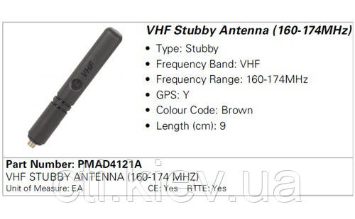 Антенна Motorola PMAD4121A (160-174MHz)