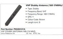 Антенна Motorola PMAD4121A (160-174MHz)