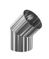 Колено Ф100 45 градусов AiSi304 0,5мм