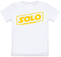 Дитяча футболка Solo: A Star Wars Story - Logo Yellow (біла)