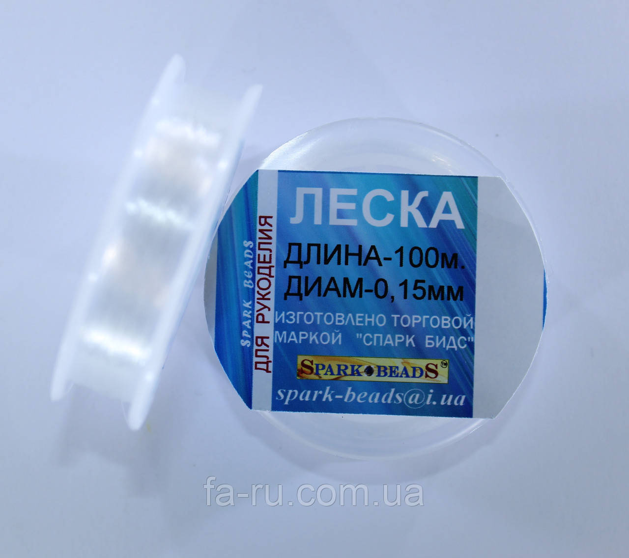 Волосінь (монотин) діаметр 0,15 мм, довжина 100 м, фото 1