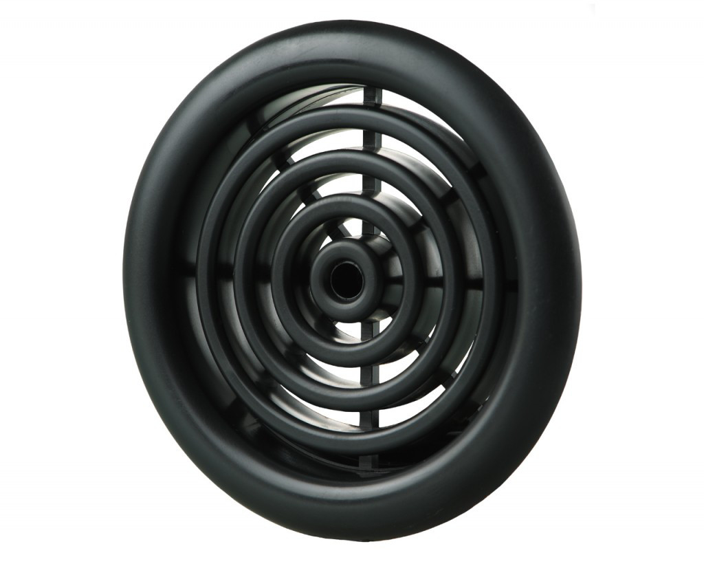 Приточно-витяжна решітка МВ 51 бвс коричнева, фото 1