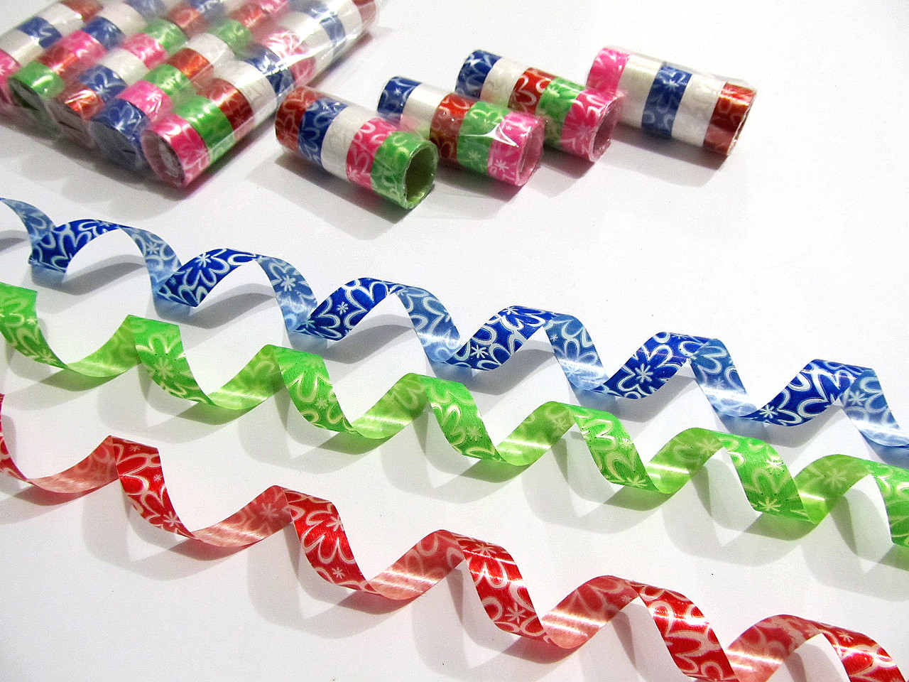 🔥 Ух Ти! Новорічний Серпантин із візерунком 5 різнобарвних кілець