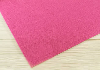 Китайський жорсткий фетр 1,2 мм (100х110 см) - №8 Рожевий