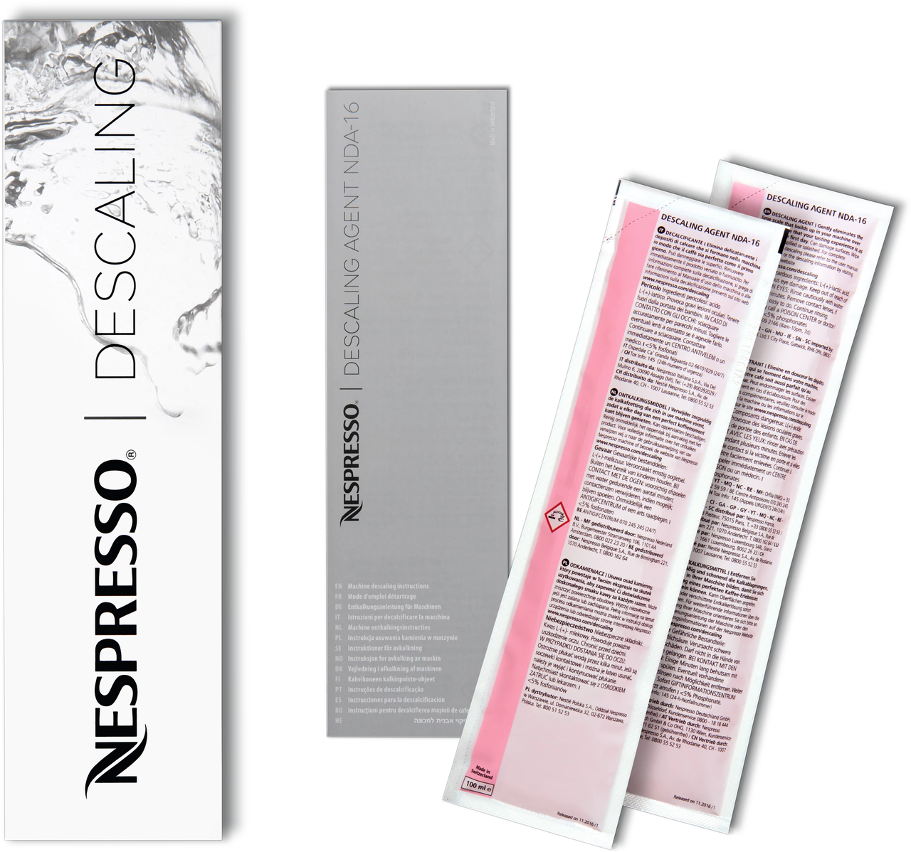 Nespresso Descaling Kit 2x100 мл — набір для Декальцинації для 2- двох очищеннь (видалення накипу)
