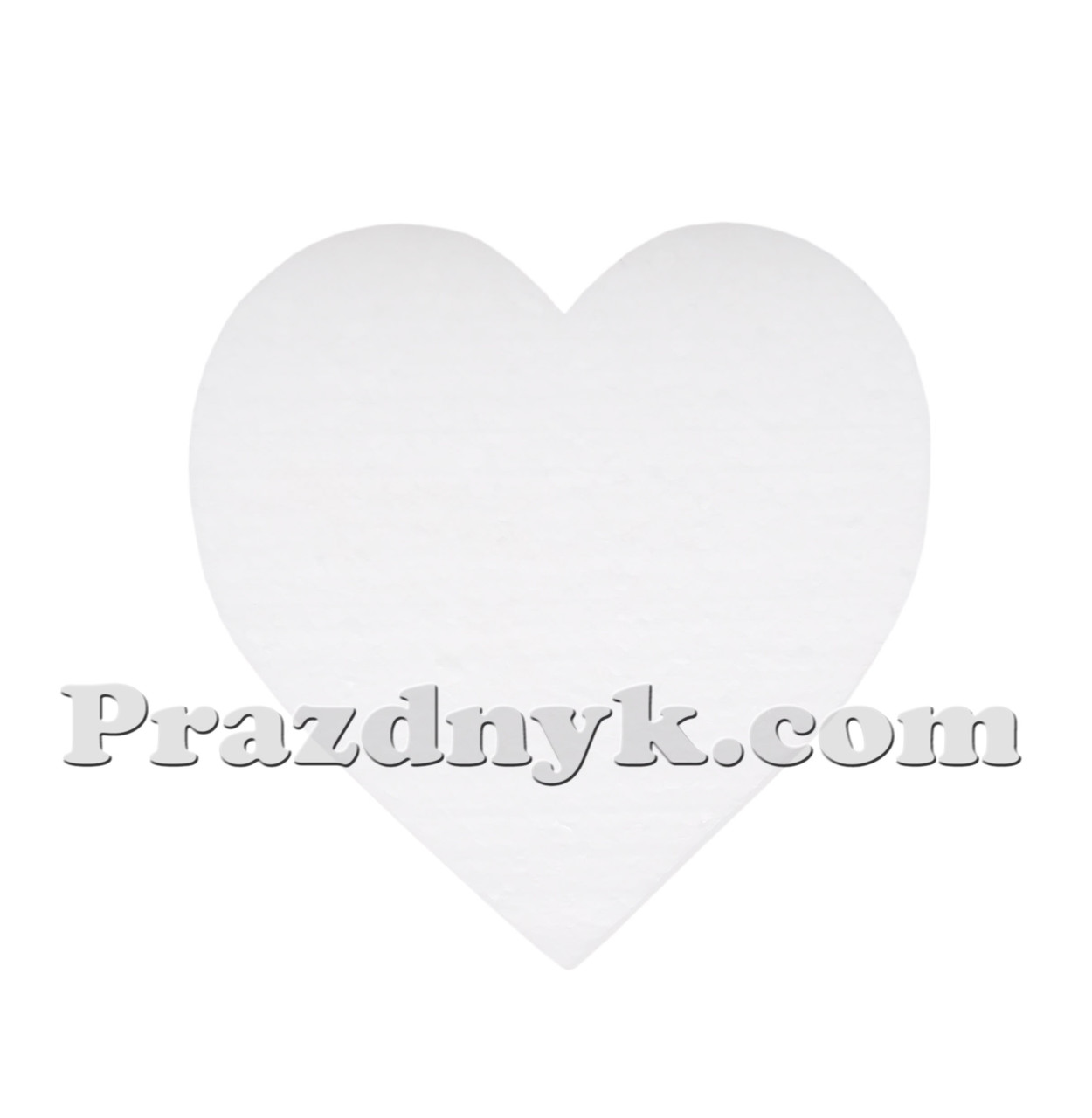 Серце з пінопласту 15 см, фото 1