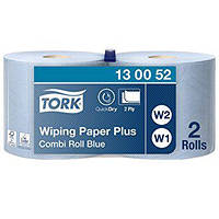 Tork Wiping Paper Plus Combi Roll, двухслойная протирочная бумага