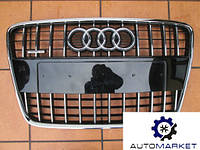 Решётка радиатора 10- хром Audi Q7 2005-2014 (4L) Ауди Q7