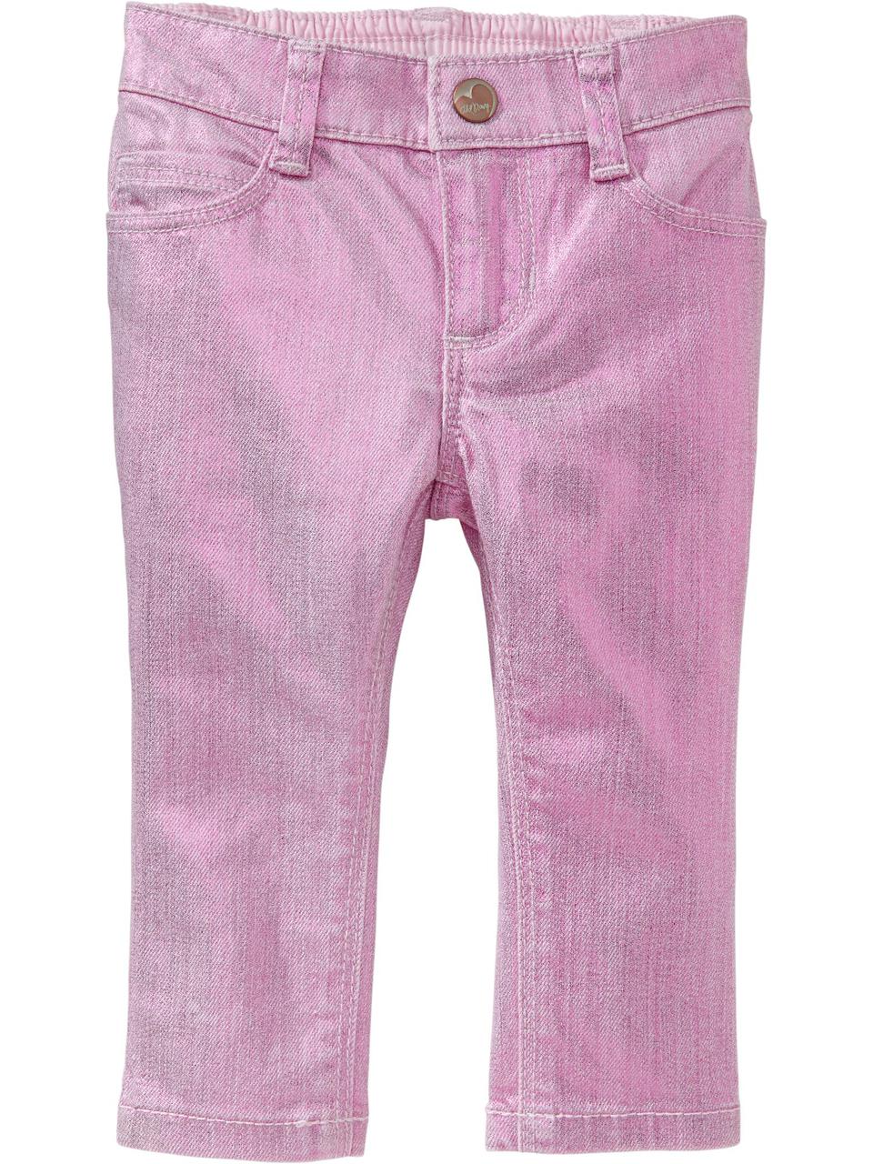 1, Стильные перламутровые хлопковые джинсы скинни Размер 1,5-2 года Old navy - фото 3 - id-p714704933