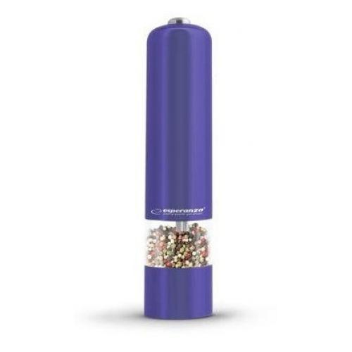 Млин для перцю спецій електрична Esperanza EKP001V Malabar Violet