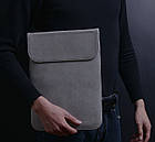 Чохол для Macbook ноутбуків Bestjing у формі конверта сірий, фото 6