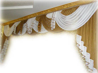 Ламбрекен 4 м у зал шифоновий