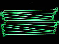 Палочки зеленые с держателями ( с насадкой ) для шаров