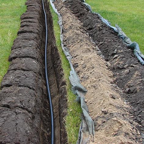 Прокладка труб ПНД Прокладка труб ПНД - фото