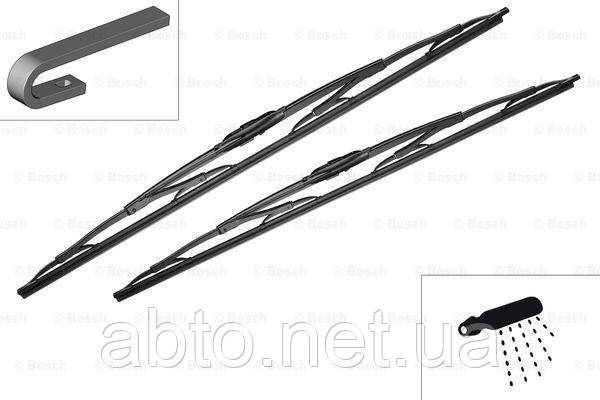 Щітки склоочисника з розпилювачем (комплект) MB Vito 638 (650/550mm)