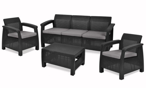Садові меблі Corfu Set Max Grafit, фото 1
