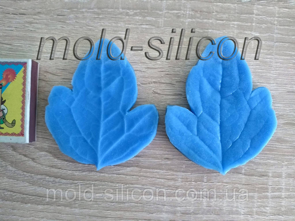 Силіконовий вайнер "Лист клематису 2", фото 1