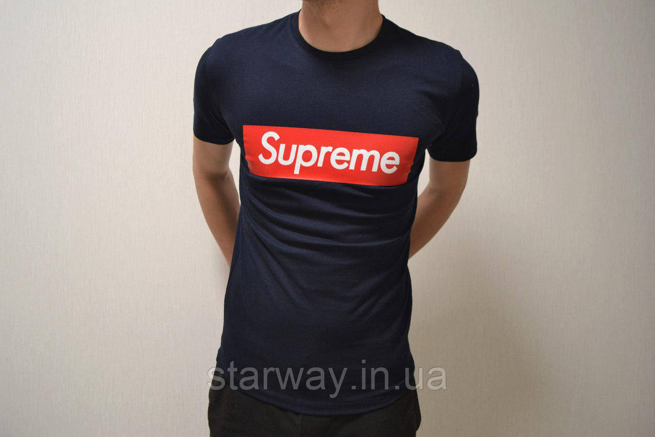 Чоловіча футболка supreme logo