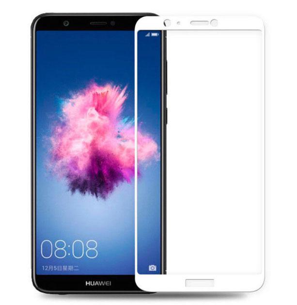 Full Glue захисне скло для Huawei P Smart - White