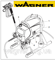 Ремкомплект сідла клапана для Wagner ProSpray 3.20, фото 1