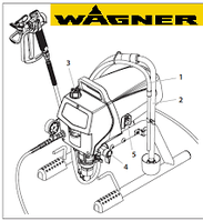 Ремкомплект седла клапана для Wagner ProSpray 3.20