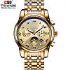 Чоловічий годинник Tevise Royal Gold, фото 4