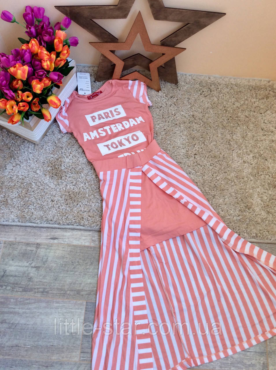 Туніка+спідниця для дівчинки 6-10 років Оптом і в роздріб Туреччина Nice thing