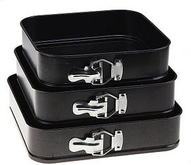 Набір квадратних антипригарних форм для випікання