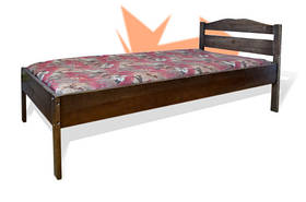 Ліжко одномісне дерев'яне Класик