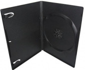 Бокс для 1 DVD диска 7mm Black глянцевая пленка - фото 1 - id-p22976007