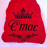 Саме чоловічий халат бордо, фото 3