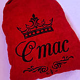 Саме чоловічий халат бордо, фото 2