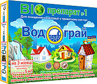 Засіб для вигрібних ям. Засіб для очищення септика та вигрібної ями Водограй 50 г