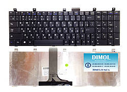 Оригінальна клавіатура для ноутбука MSI A5000, CR500, CX500, GX600, CX700, VR600, VX600, UX600, LG E500, ru