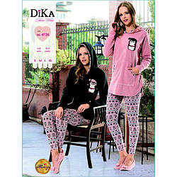 Домашній одяг Dika - Піжама жіноча 4726 S рожевий