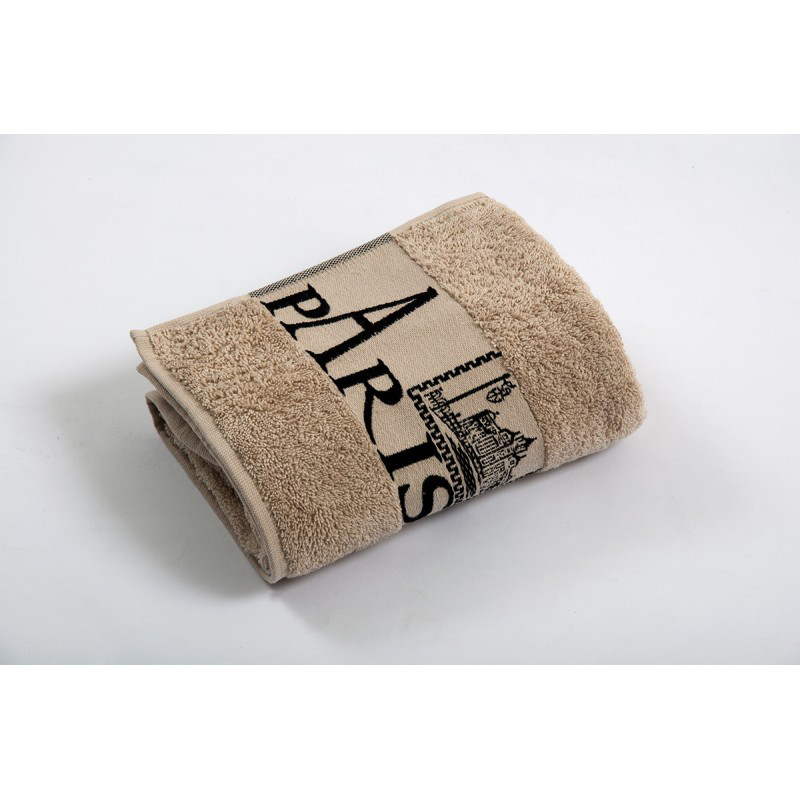 Полотенце махровое Cestepe - Paris cotton бежевый 50*90