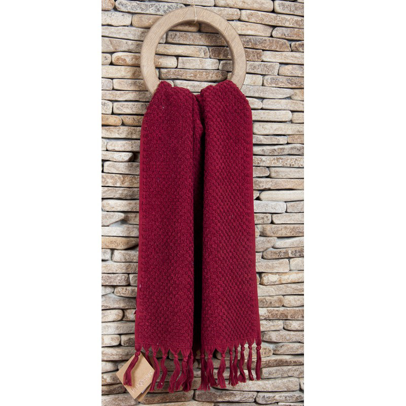 Рушник махровий Buldans - Cakil Burgundy 50*90
