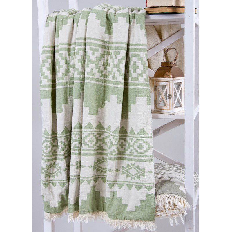 Плед микроплюш Barine - Rug Throw green eyes 125*170