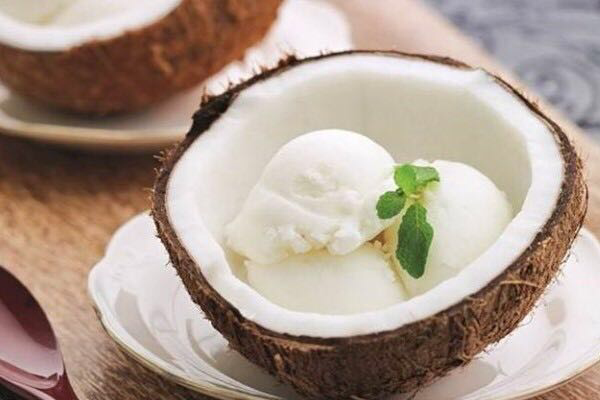 Морозиво зі смаком кокосу Грандіс Гурме Кокос суміш для кокосового морозива тайське смажене морозиво