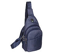 Мужская текстильная сумка 6070-3Blue синяя
