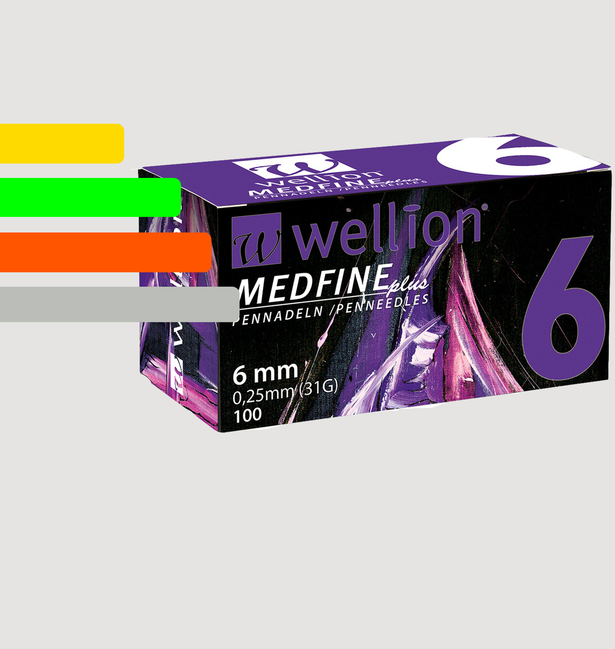 Голки інсулінові Wellion Medfine 6мм, 31G - Веллион Медфайн 6мм