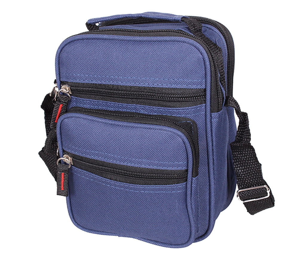 Чоловіча текстильна сумка  DHS-22Blue синя